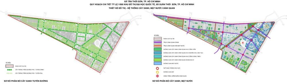 Khu giải trí và không gian xanh phục vụ nhu cầu an cư cho cư dân