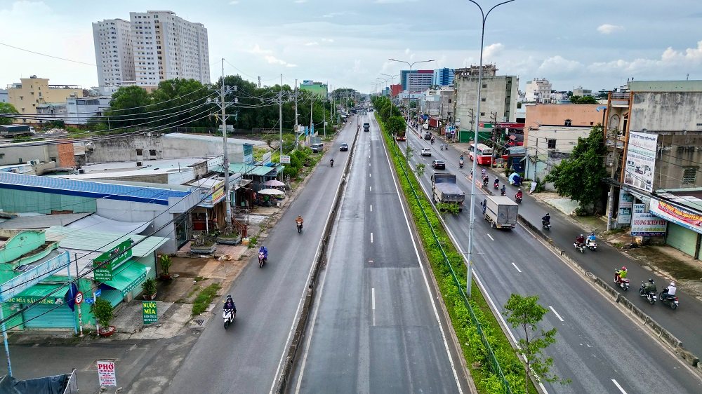 Trục quốc lộ 22 nâng cấp giúp giảm tình trạng kẹt xe khu Tây Bắc