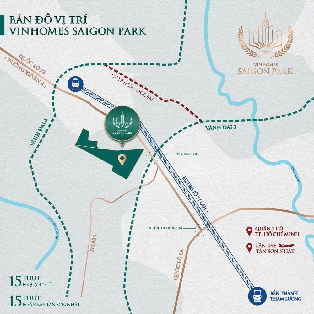 Vị trí đẹp là lý do nên mua Vinhomes Saigon Park