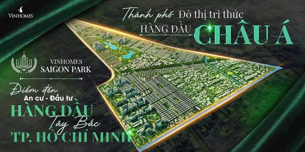 Thế đất Vinhomes Saigon Park tụ thuỷ sinh tài phù hợp với người Á Đông